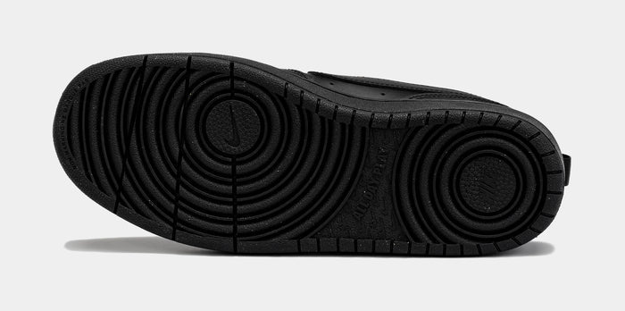Court Borough Low Recraft Grade School Lifestyle Shoes (Black)