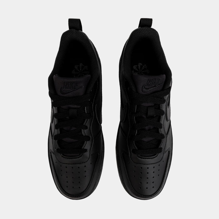 Court Borough Low Recraft Grade School Lifestyle Shoes (Black)