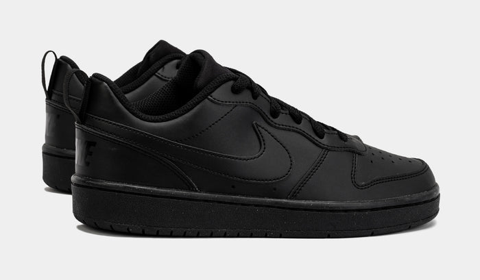 Court Borough Low Recraft Grade School Lifestyle Shoes (Black)