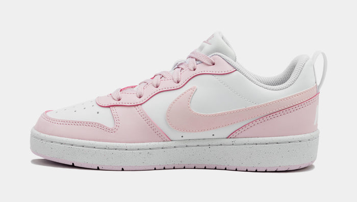 Court Borough Low ReCraft Grade School Lifestyle Shoes (White/Pink)