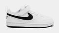 Court Borough Low Recraft Preschool Lifestyle Shoes (Black/White)