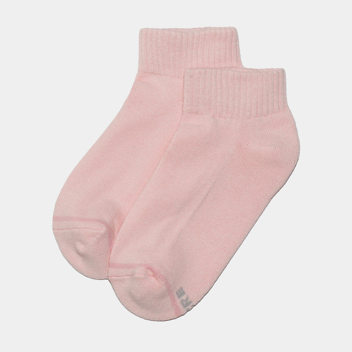 Crew Socks Set Womens Socks (Pink/Off White)