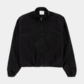 Cropped Windbreaker Womens Jacket (Black)