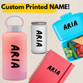 CUSTOM Name Tags UV DTF SET of 10