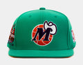 Dallas Mavericks Desert Green Snapback Mens Hat (Green)
