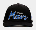 Dallas Mavericks Team Script 2.0 Mens Snapback Hat (Black)