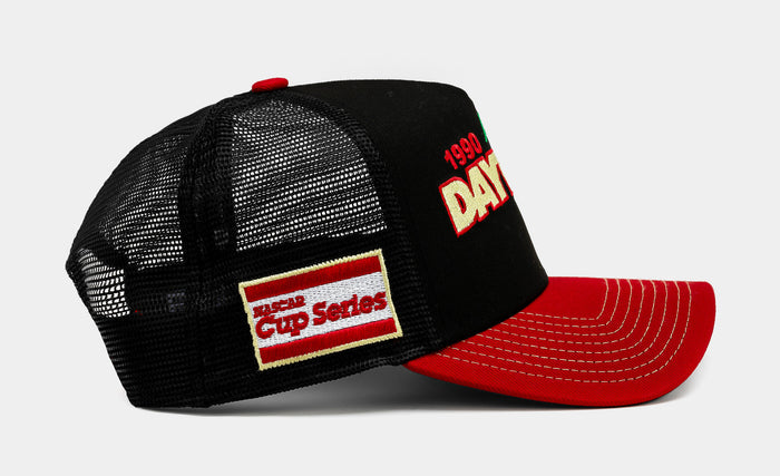 Daytona 500 9Forty Snapback Mens Hat (Red/Black)