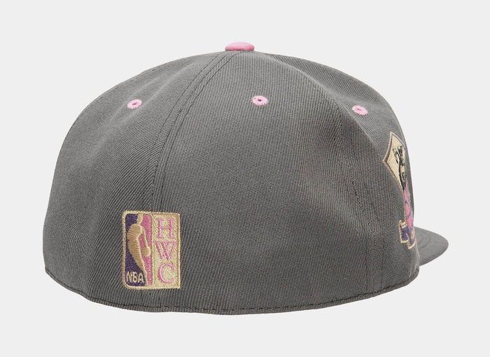 Denver Nuggets Lavender Dreams Mens Fitted Hat (Grey)