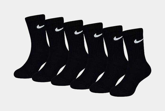 Dri-FIT Crew Preschool Socks (Black)