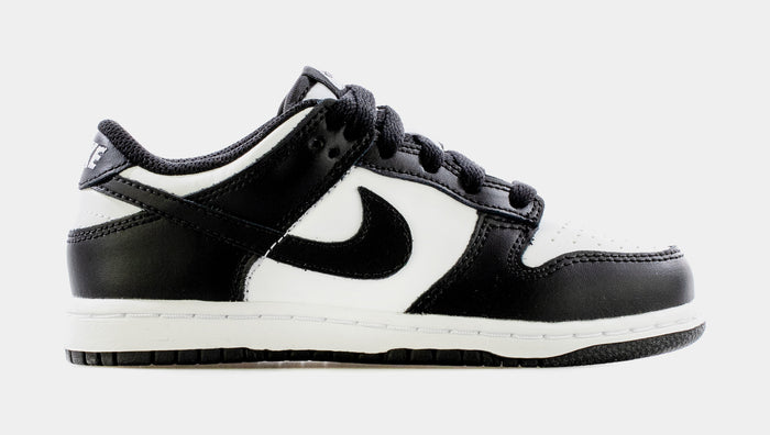 Dunk Low Retro Preschool Lifestyle Shoes (White/Black)