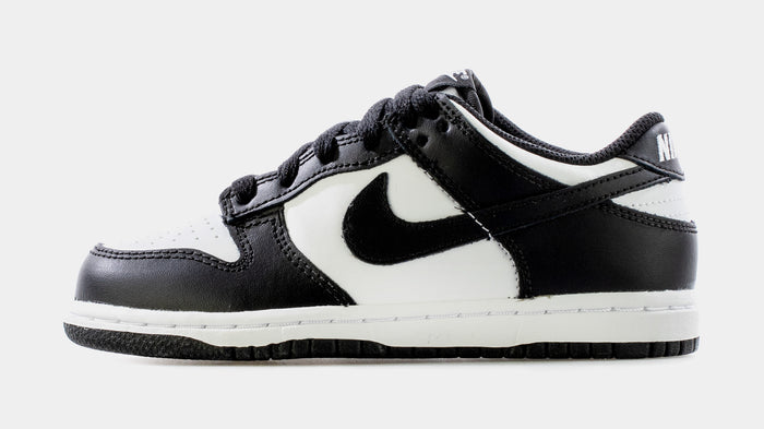 Dunk Low Retro Preschool Lifestyle Shoes (White/Black)