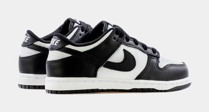 Dunk Low Retro Preschool Lifestyle Shoes (White/Black)