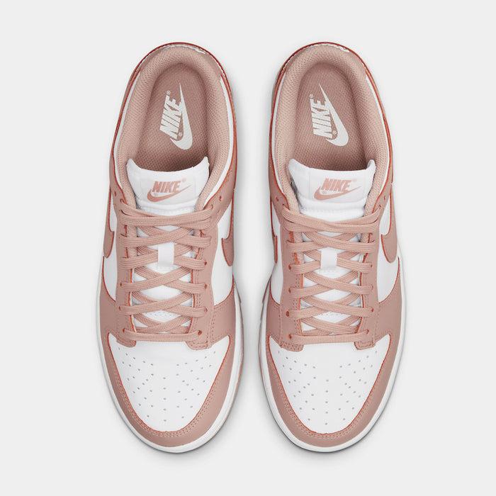 Dunk Low Womens Lifestyle Shoes (White/Rose Whisper)