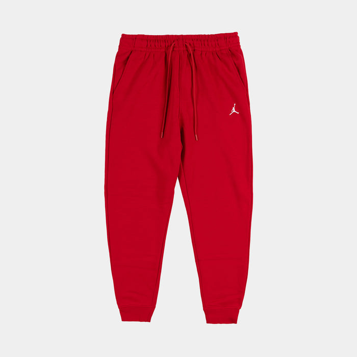Essentials Fleece Mens Pants (Red)