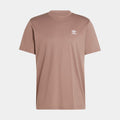 Essentials Mens Short Sleeve Shirt (Brown/White)