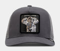 Extra Large Trucker Mens Hat (Grey)