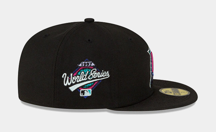 Florida Marlins Polar Lights 59FIFTY Mens Fitted Hat (Navy/Multi)