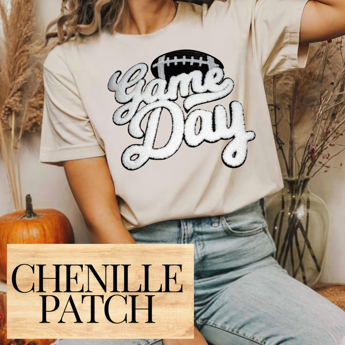 Football Game Day Chenille Patch