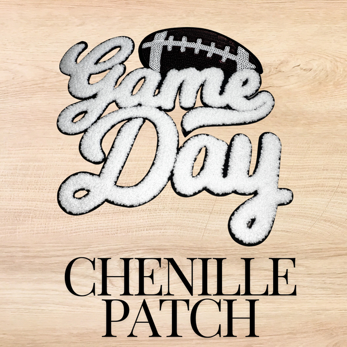 Football Game Day Chenille Patch
