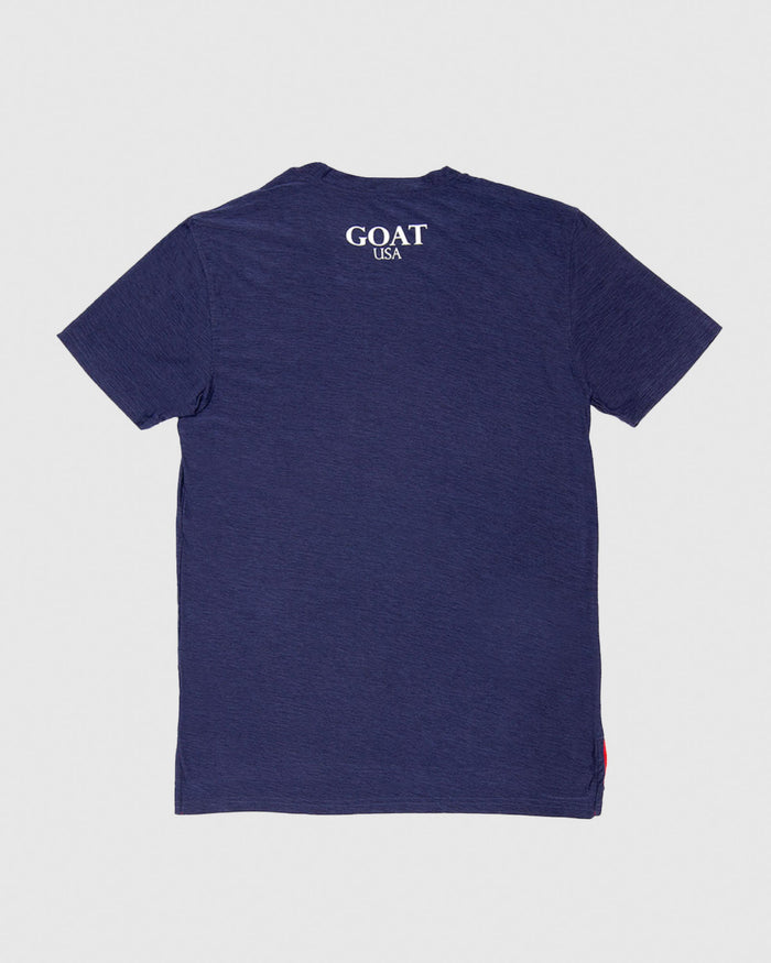 Back of Navy Freedom Athletic T-Shirt#color_navy