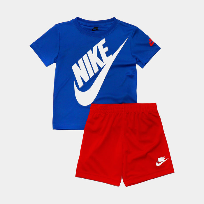 Futura Short Set Preschool Set (Red/Blue)