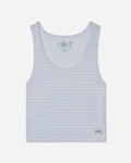 Front of pale gray heather pajama tank#color_pale-gray-heather
