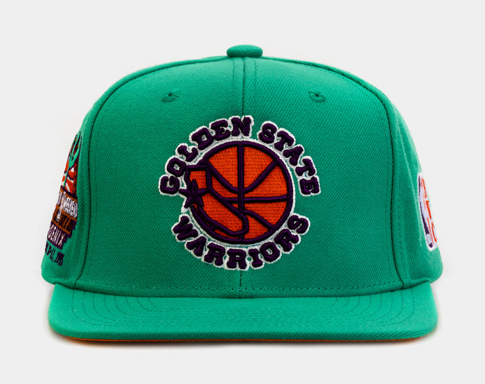 Golden State Warriors Desert Green Snapback Mens Hat (Green)