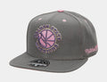 Golden State Warriors Lavender Dreams Mens Fitted Hat (Grey)