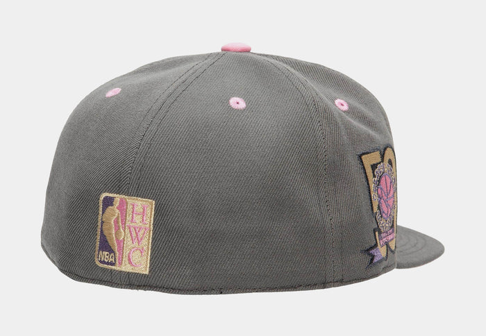 Golden State Warriors Lavender Dreams Mens Fitted Hat (Grey)