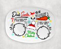 GOOD Santa Plate Black UV DTF.