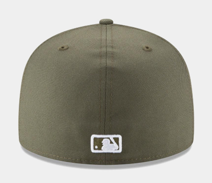 Houston Astros 59Fifty Fitted Hat Mens Hat (Olive)