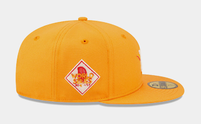 Houston Astros State Fruit 59FIFTY Fitted Cap Mens Hat (Yellow)