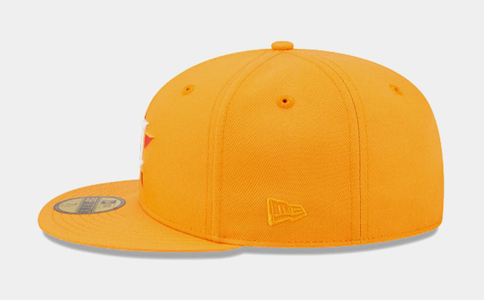 Houston Astros State Fruit 59FIFTY Fitted Cap Mens Hat (Yellow)