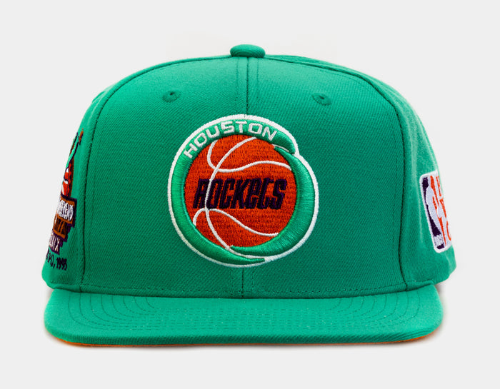 Houston Rockets Desert Green Snapback Mens Hat (Green)