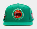 Houston Rockets Desert Green Snapback Mens Hat (Green)