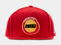 Houston Rockets Fitted Hat Mens Hat (Red)