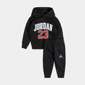 Jersey 23 Pullover and Jogger Infant Toddler Set (Black/Red)