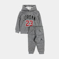 Jersey 23 Pullover and Jogger Infant Toddler Set (Grey/Red)
