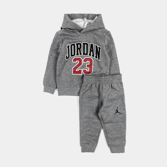 Jersey 23 Pullover and Jogger Infant Toddler Set (Grey/Red)