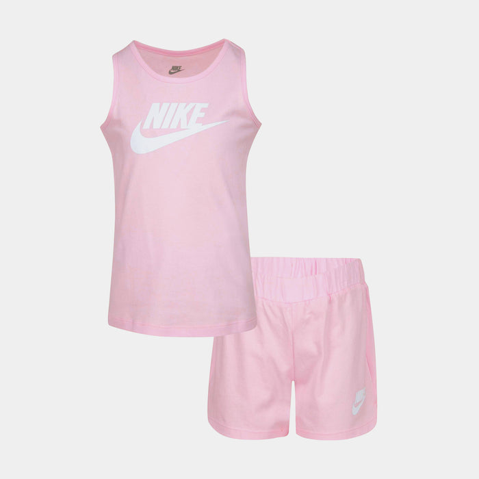 Jersey Tank Set Toddler Set (Pink)