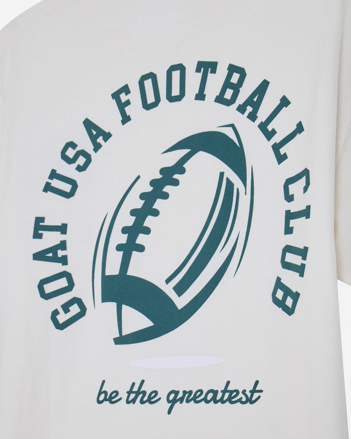 Close-up of GOAT USA Football Club graphic