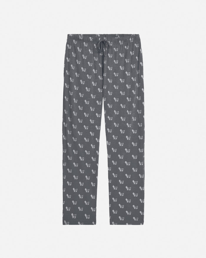 Front of gray Heavenly Soft Pajamas#color_gray