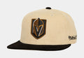 Las Vegas Golden Knights 2 Tone Team Cord Fitted Mens Hat (Neutral/Black)