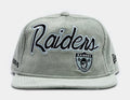 Las Vegas Raiders Corduroy Golfer Mens Hat (Grey)