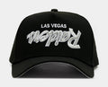 Las Vegas Raiders Upside Down Logo 9Forty Snapback Mens Hat (Blue/White)