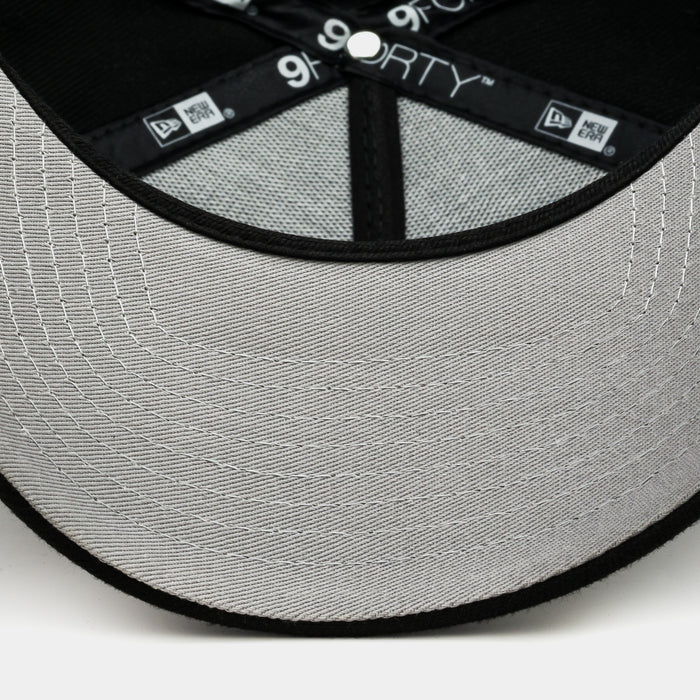 Las Vegas Raiders Upside Down Logo 9Forty Snapback Mens Hat (Blue/White)