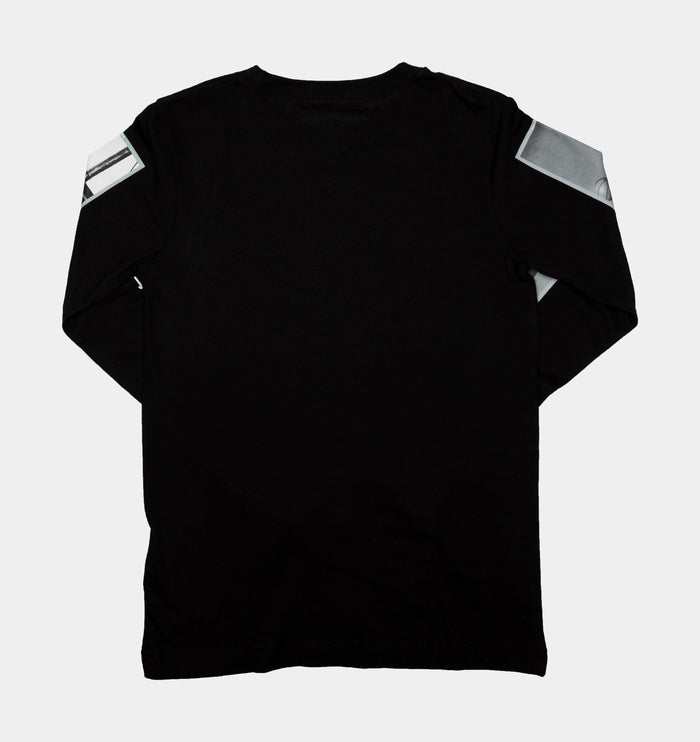 Legacy Long Sleeve Tee Grade School T-Shirt (Black)