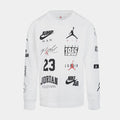 Level Up Grade School Long Sleeve Shirt (White)
