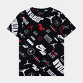 Levels AOP Tee Grade School Tshirt (Black)