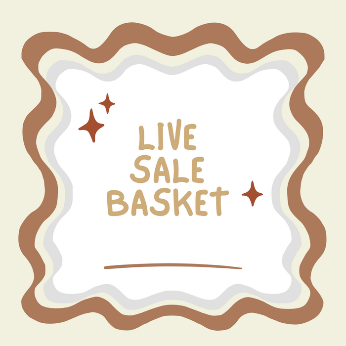 LIVE SALE Basket